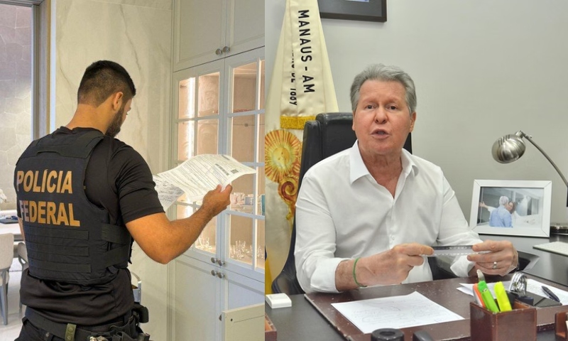 PF apura fraudes na merenda escolar durante gestão de Arthur Neto em Manaus