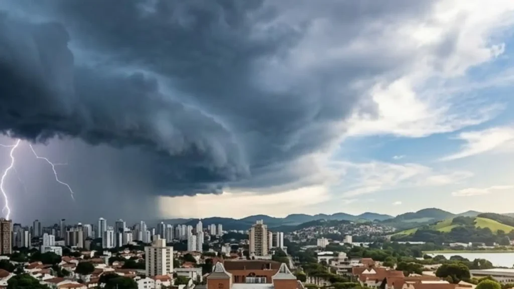 Alertas de chuvas intensas atingem diversos estados do Brasil