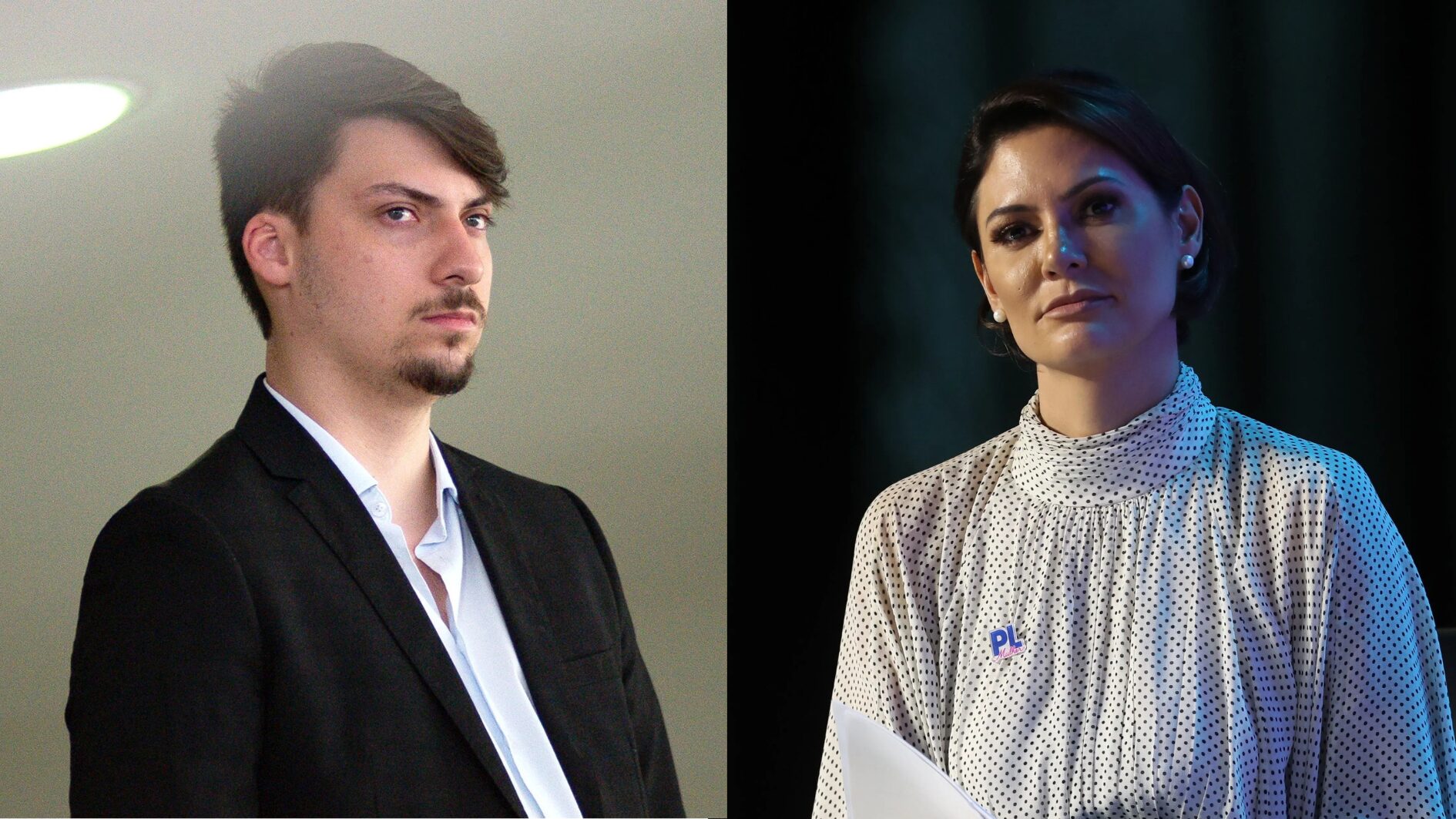 Michelle e Jair Renan celebram a nova fase de Bolsonaro