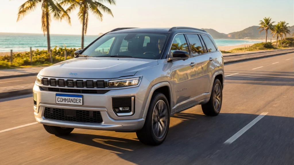 Jeep Commander 2027 ganha opção híbrida leve para mais eficiência