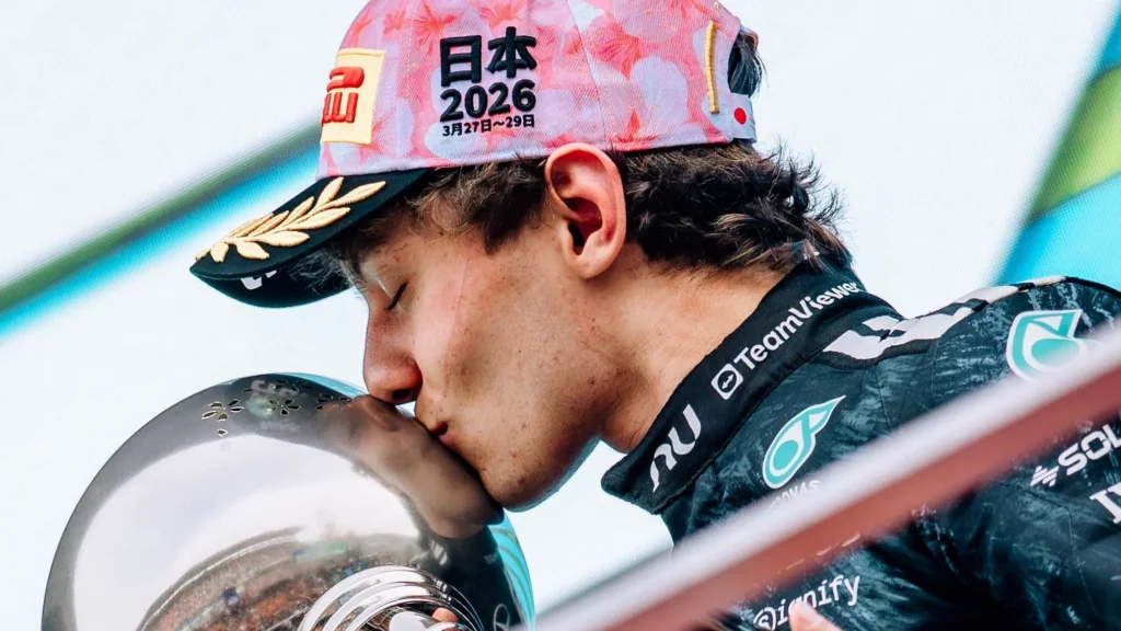 Kimi Antonelli vence GP do Japão e conquista a liderança jovem