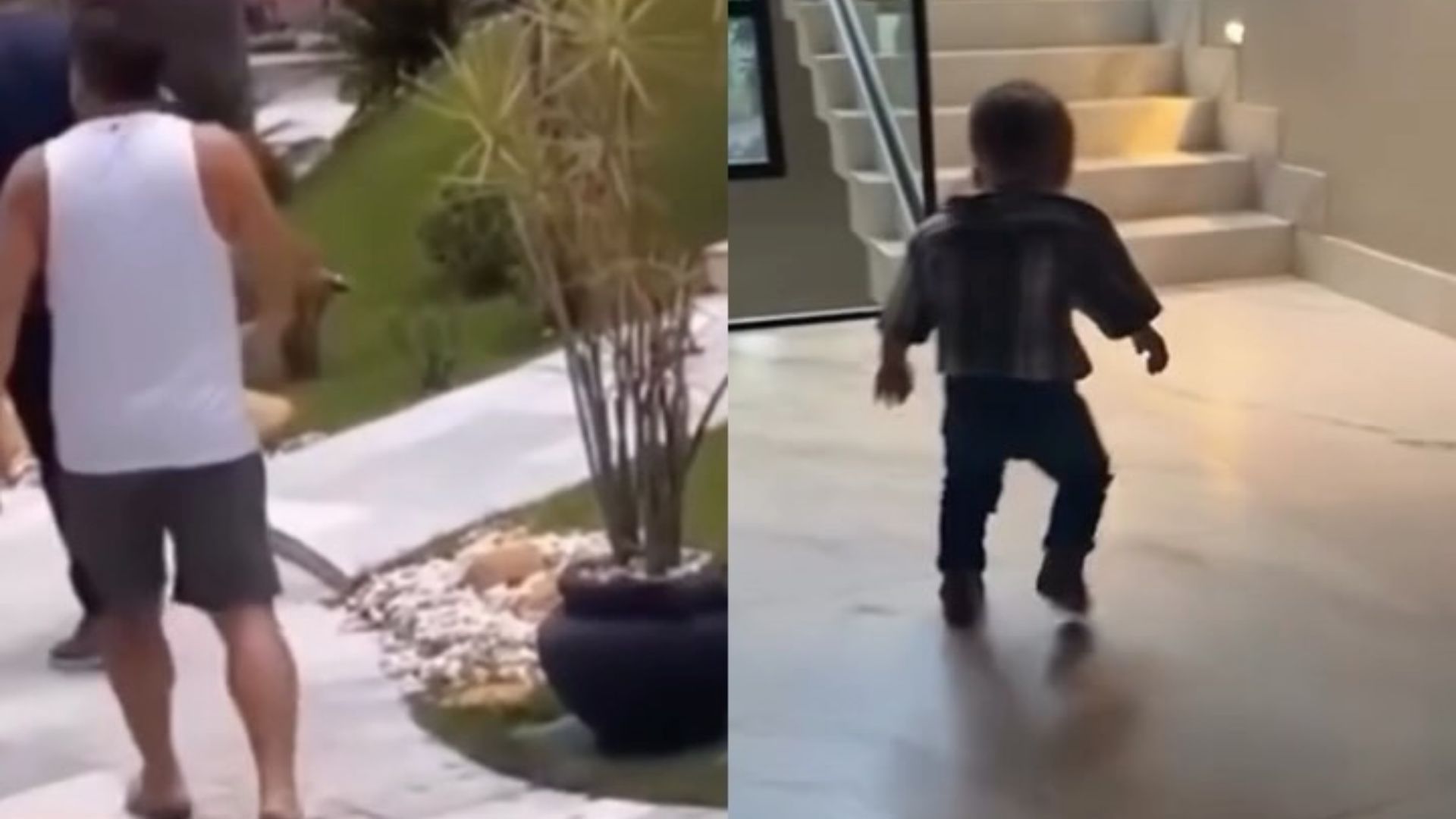 Web compara e se diverte com o jeito de andar de Leonardo e José