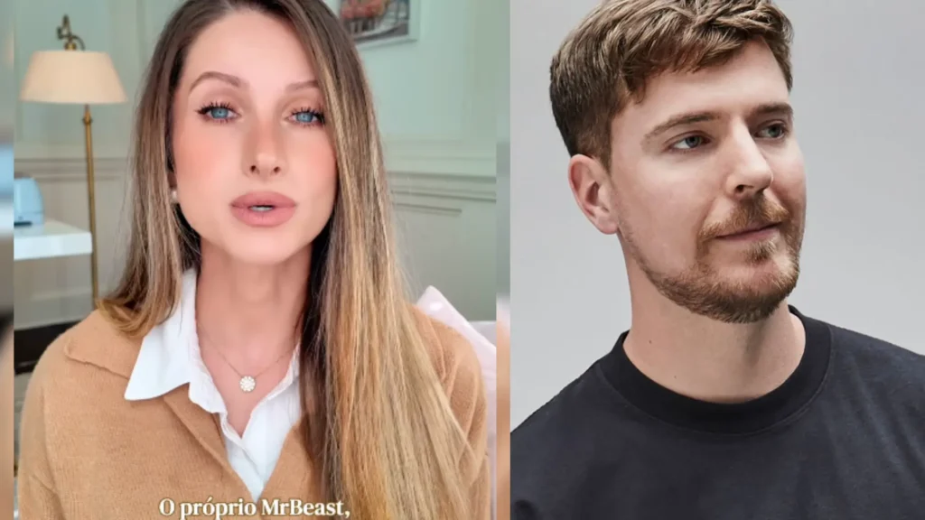 Influenciadora brasileira processa MrBeast por assédio e vitória legal
