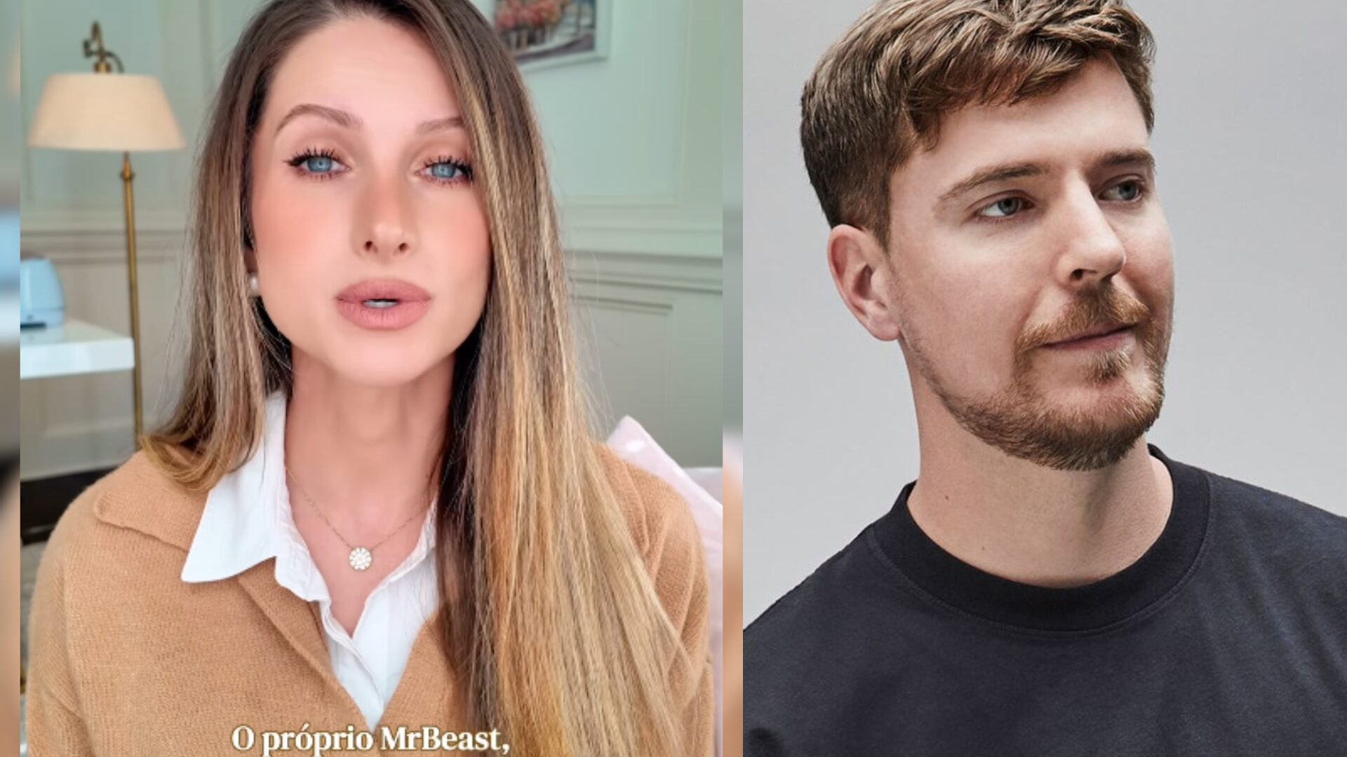Influenciadora brasileira processa MrBeast por assédio e vitória legal