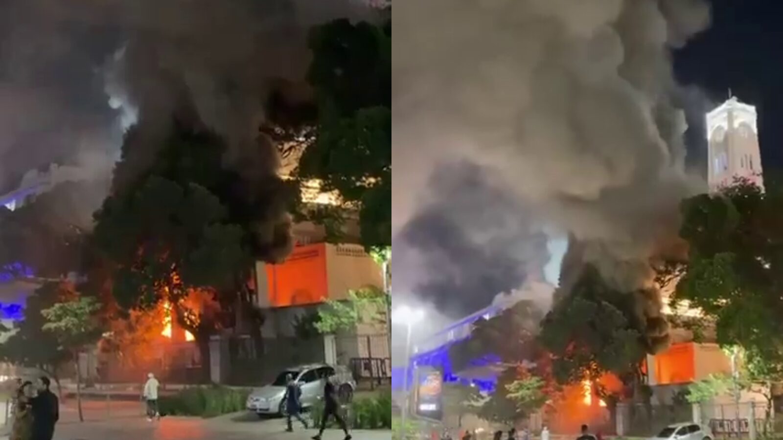 Prédio histórico no Rio de Janeiro sofre incêndio devastador