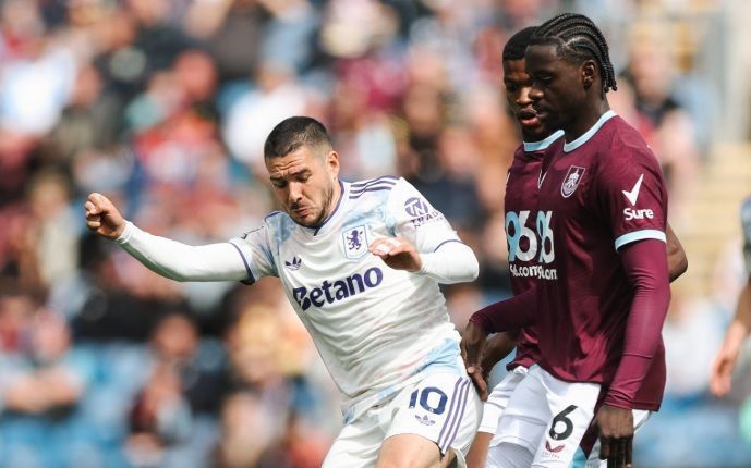 Aston Villa tropeça e empata com o Burnley na Premier League