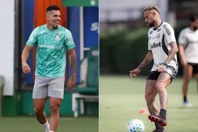 Com Paulinho e sem Neymar, Palmeiras e Santos buscam vitória no Brasileiro
