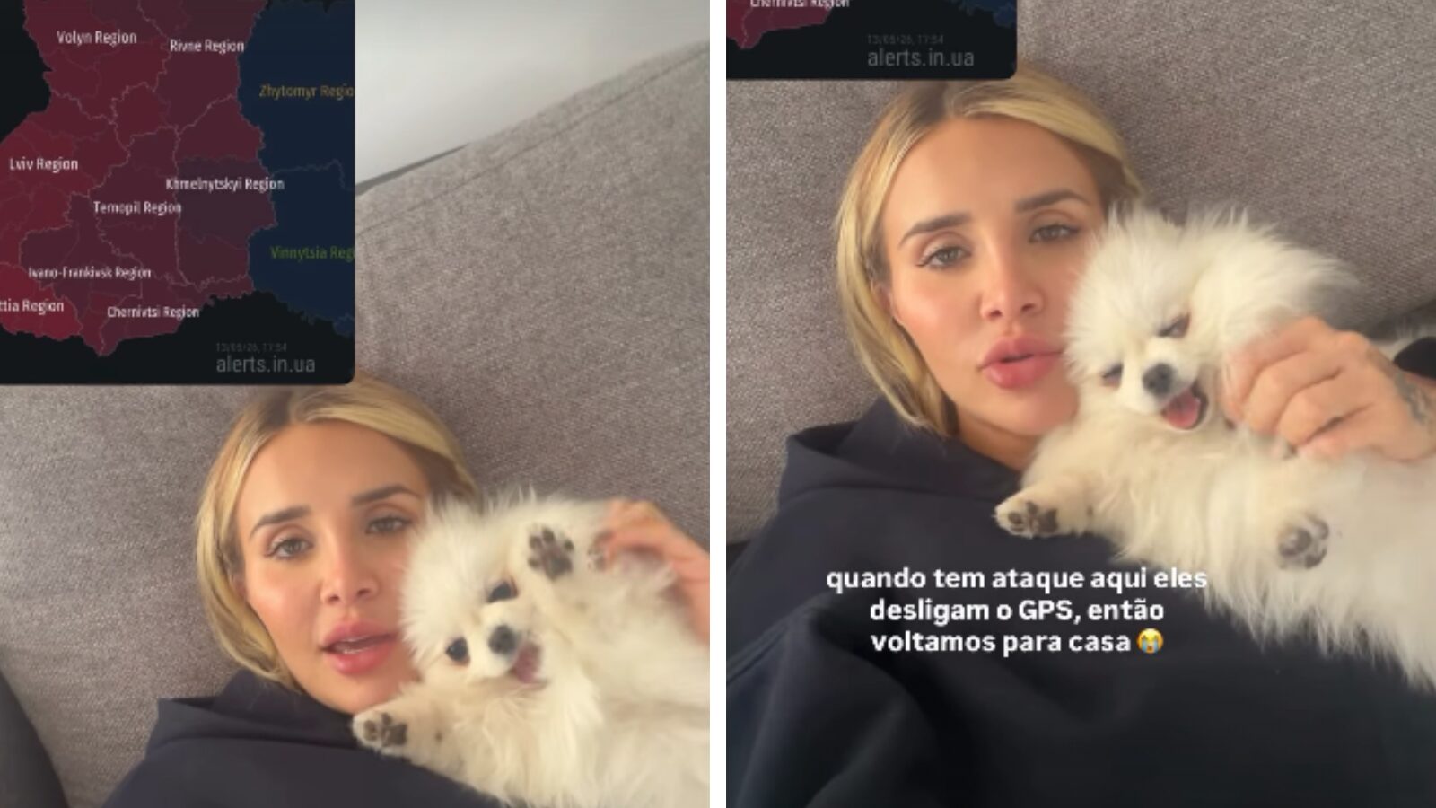 Grávida de Kauã Elias, Bruna Rotta fala sobre vida na Ucrânia