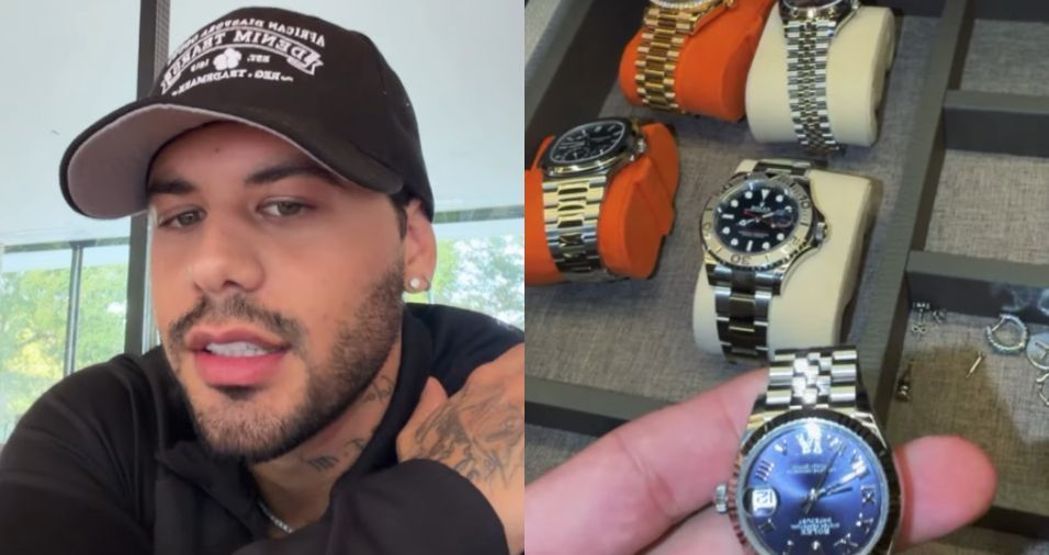 Zé Felipe mostra coleção de relógios avaliada em R$ 2,3 mi