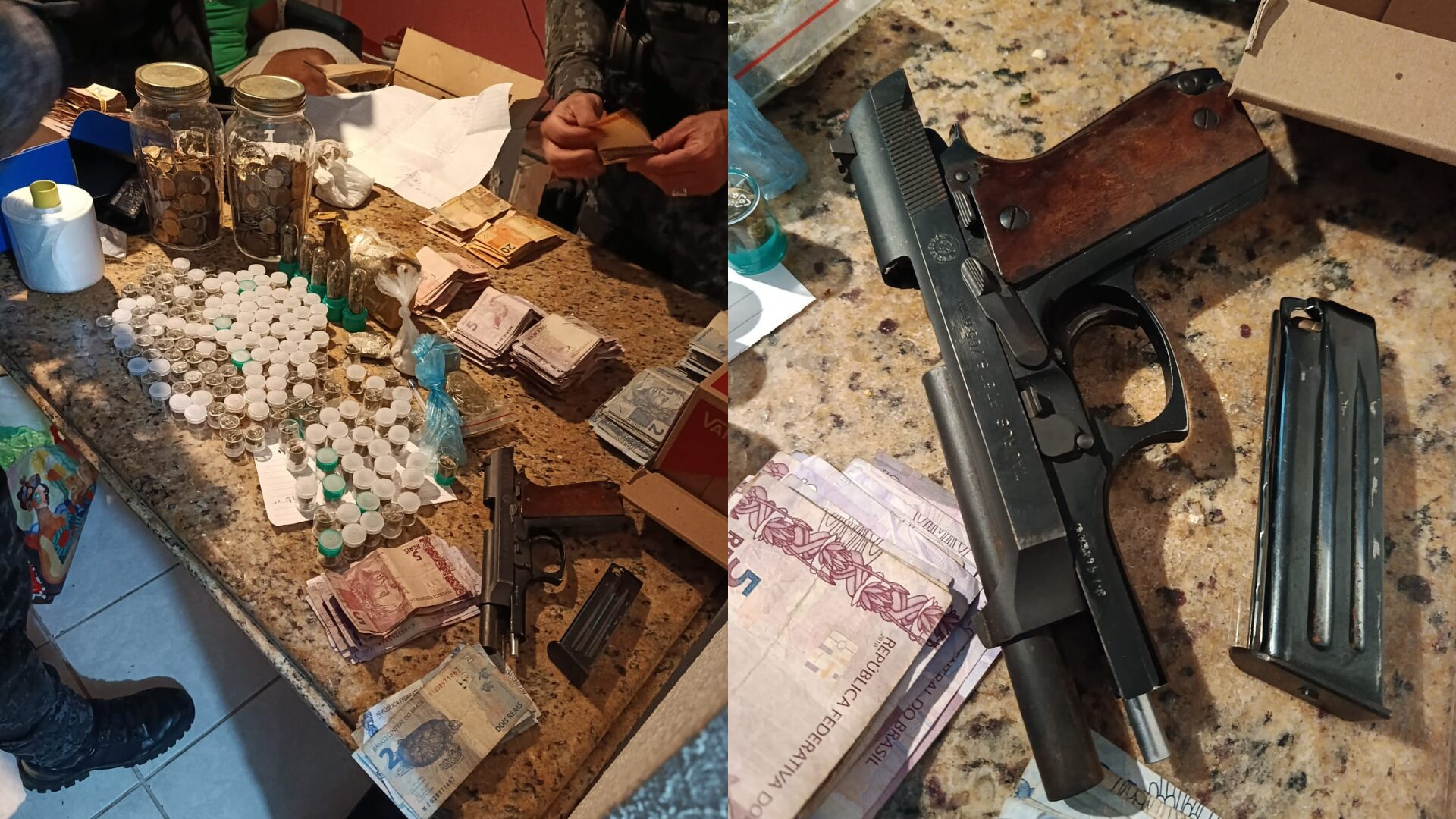 PM apreende mais de R$ 100 mil em combate ao crime em SP