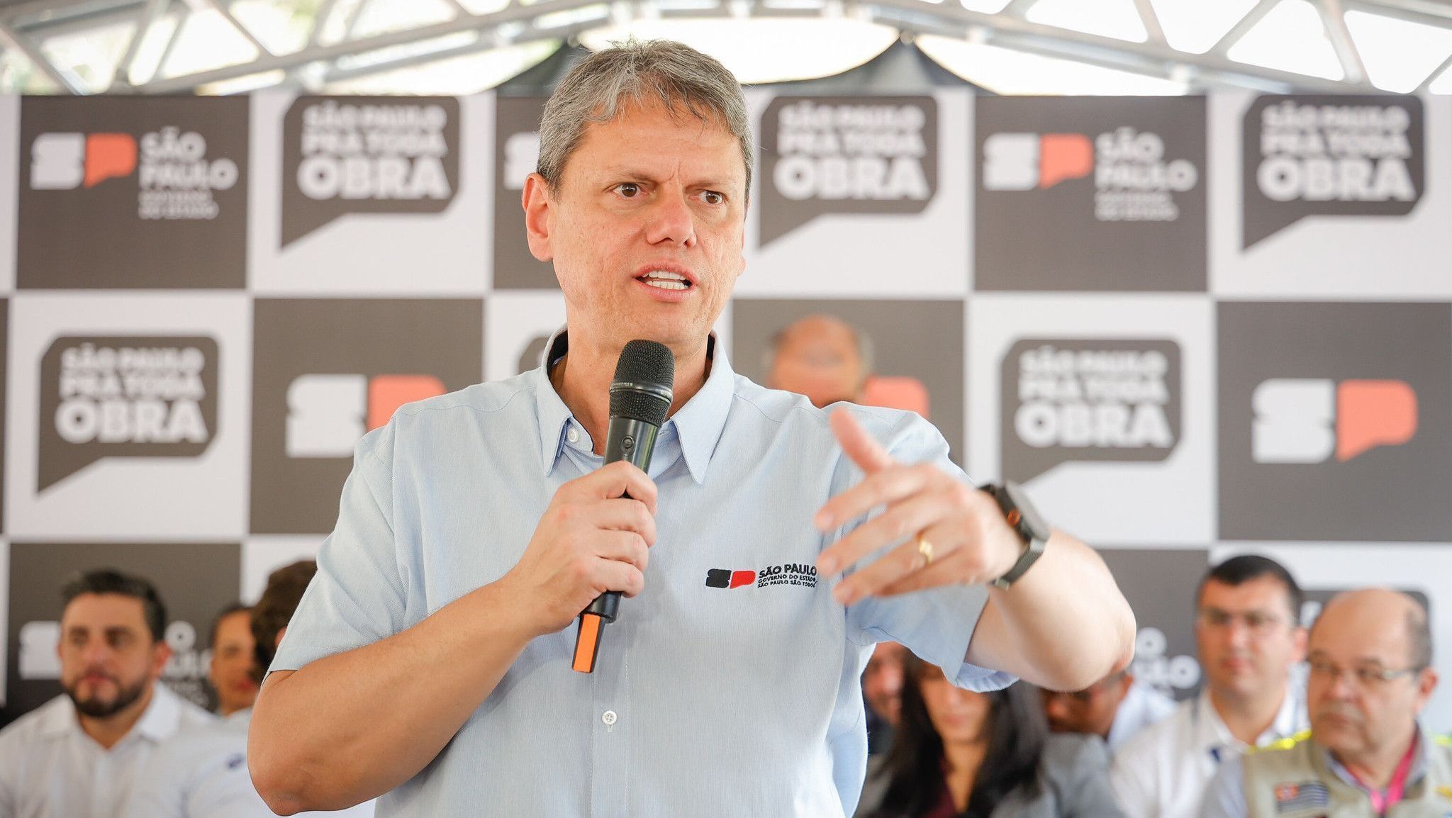 PRD e Solidariedade apoiam Tarcísio na reeleição em SP