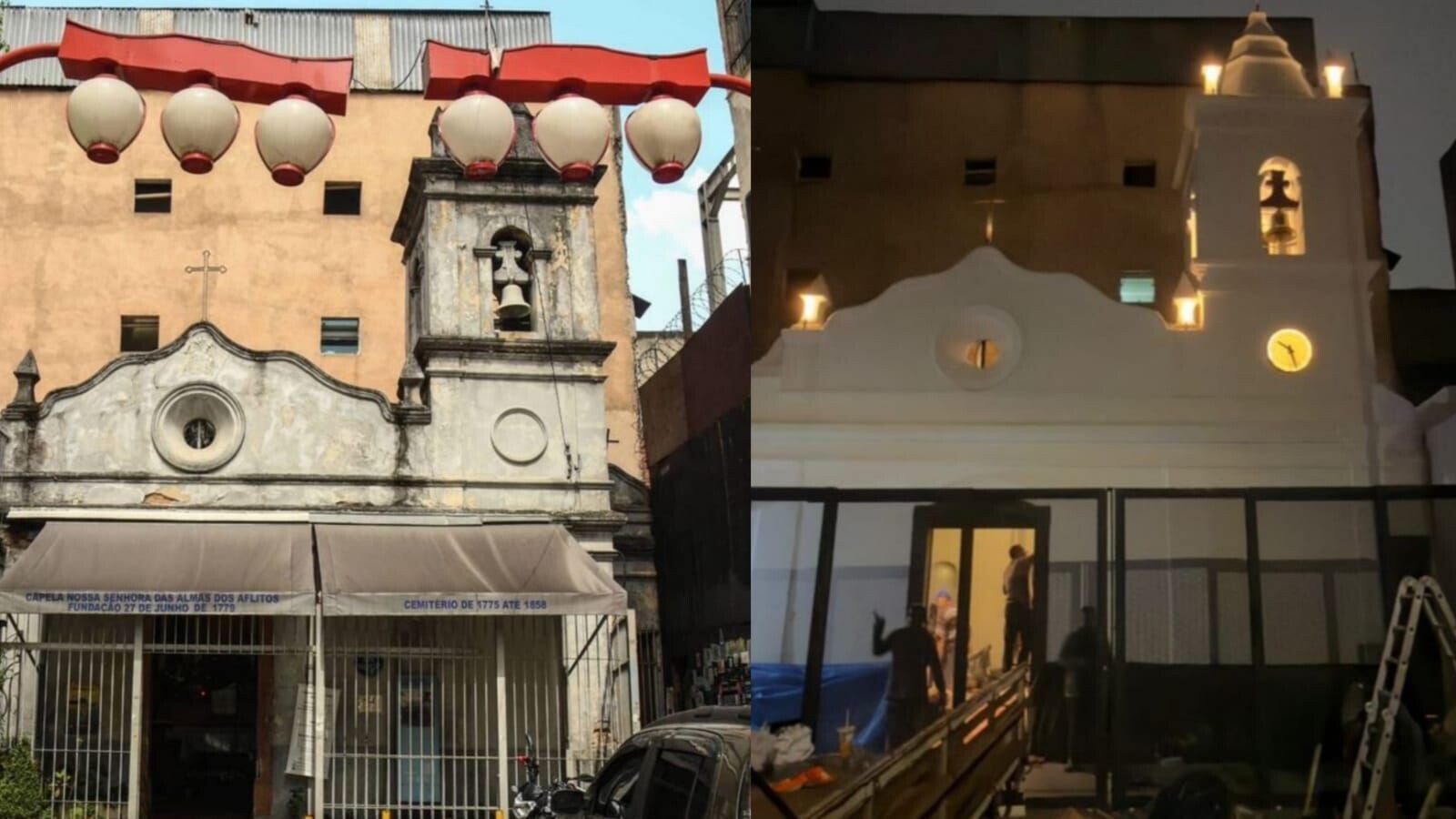 Capela reabre em SP e revela história da escravidão escondida