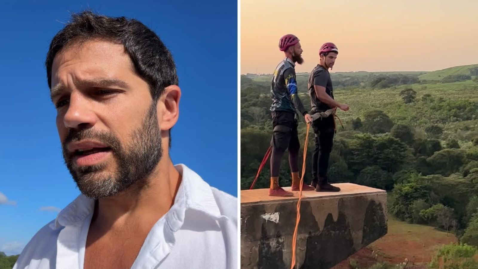 Duda Nagle revela que saltou do mesmo lugar que jovem morreu e reflete