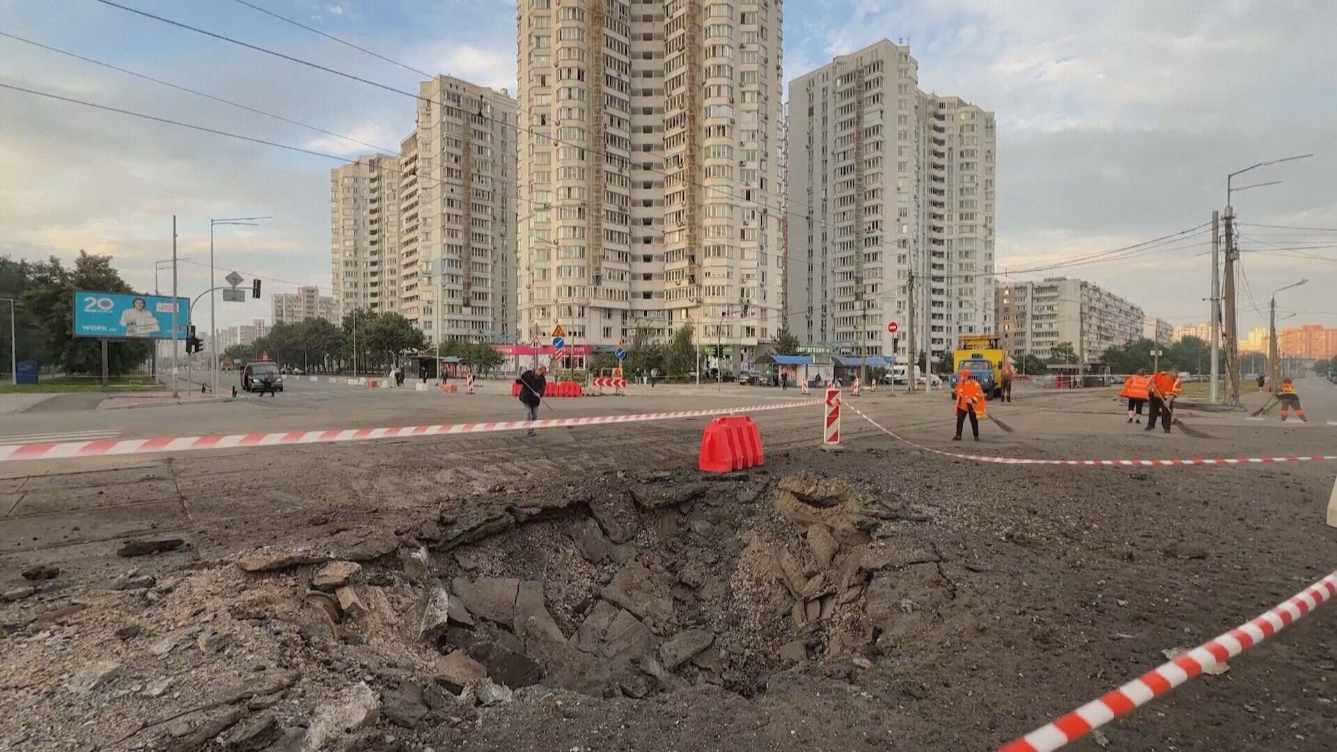 Ataque da Rússia contra Kiev deixa 10 feridos e provoca pânico