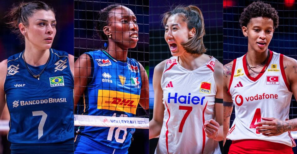 Clássico e surpresas: resultados das semifinais da VNL Feminina