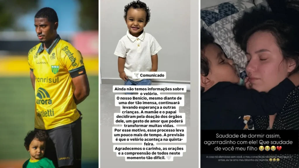 Filho de jogador morre e pais anunciam doação de órgãos: entenda o processo de forma clara.
