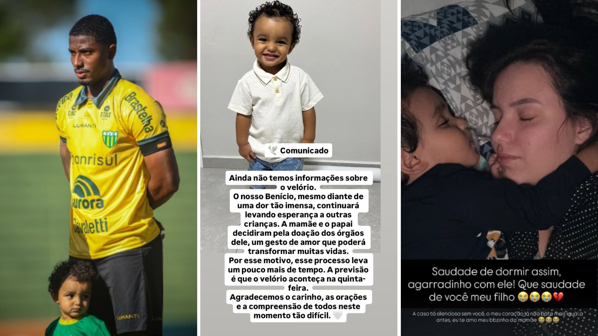 Filho de jogador morre e pais anunciam doação de órgãos: entenda o processo de forma clara.