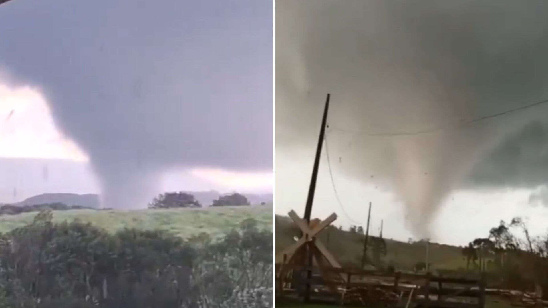 Tornado atinge cidade no Paraná e deixa destruição significativa