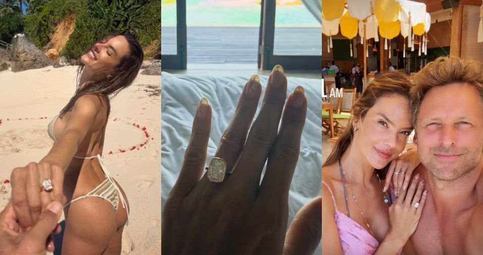 Alessandra Ambrosio posta novas fotos com Buck Palmer noivado