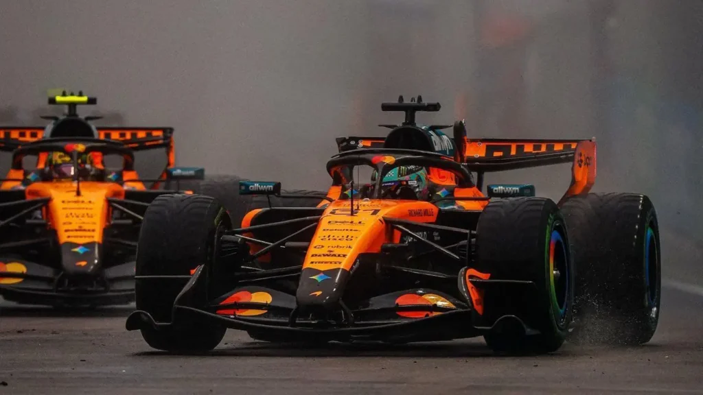 Lando Norris pede desculpas à McLaren após acidente em Singapura