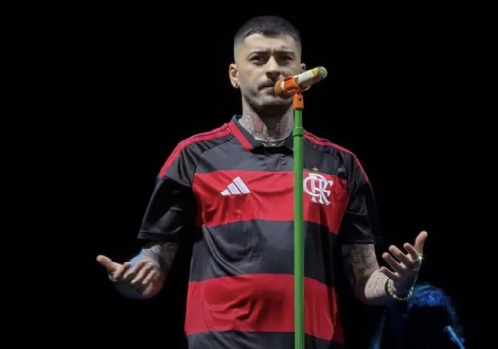 Flamengo “cutuca” Palmeiras com ex-One Direction de camisa rubro-negra