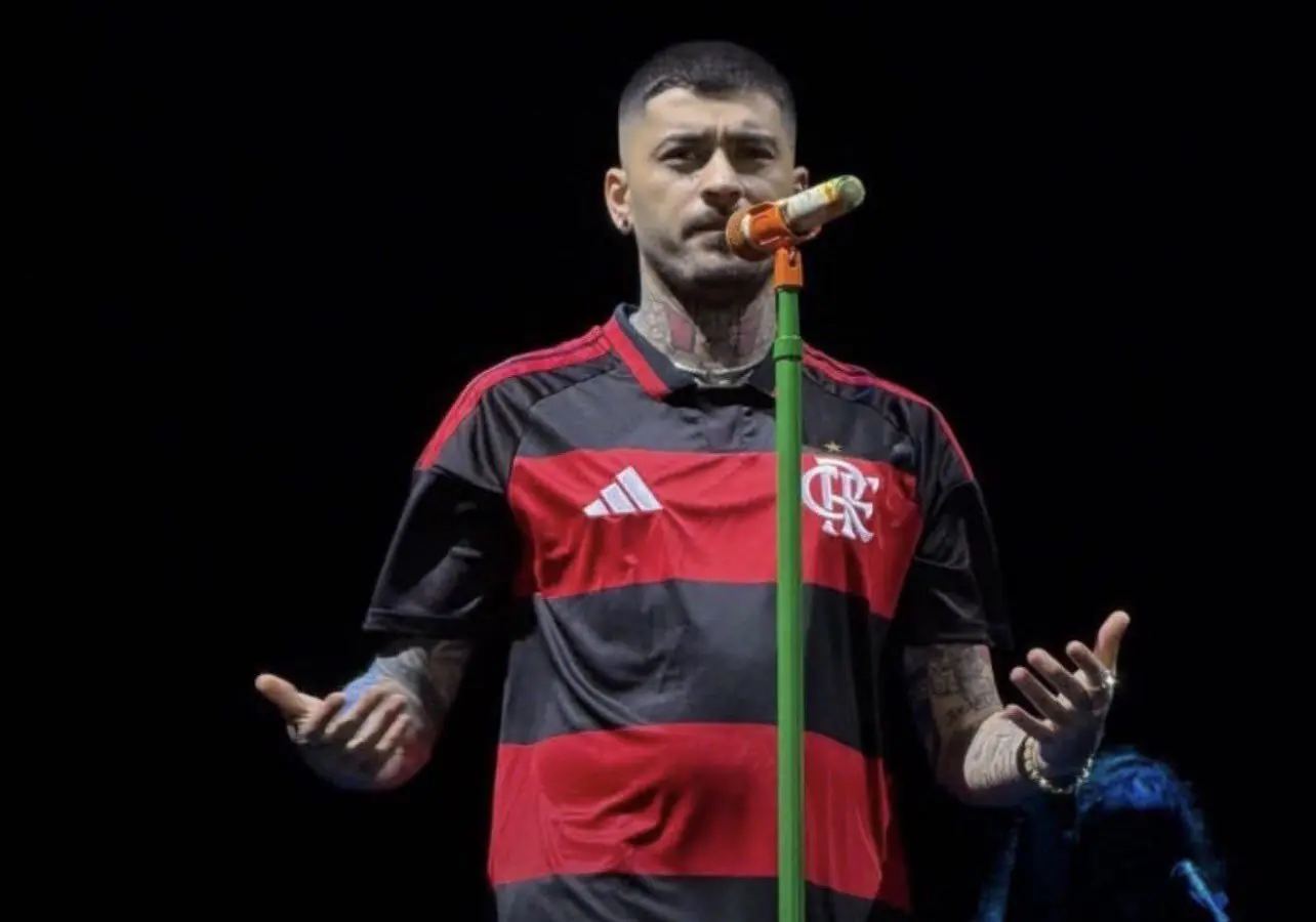 Flamengo “cutuca” Palmeiras com ex-One Direction de camisa rubro-negra